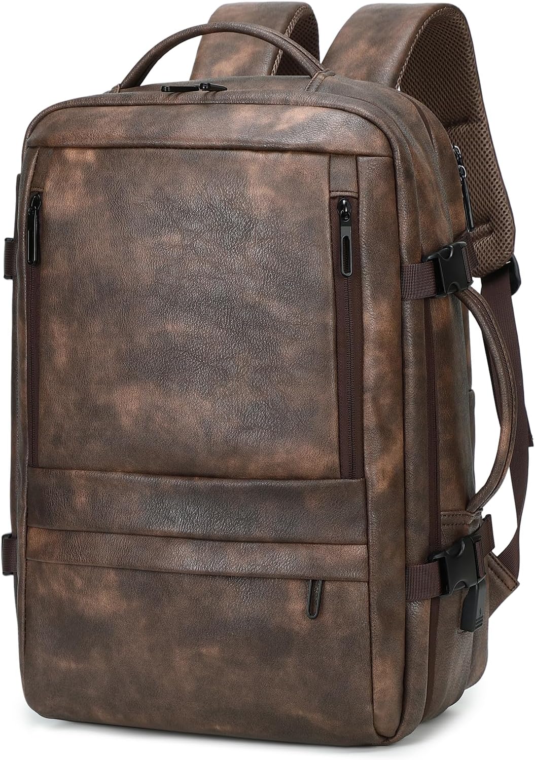 Carry On Backpack, 40L Expandable Travel Backpack with Laptop Compartment, Water Resistant Business Travel Bags Airline Approved for Men Women Weekend Trip (Black)