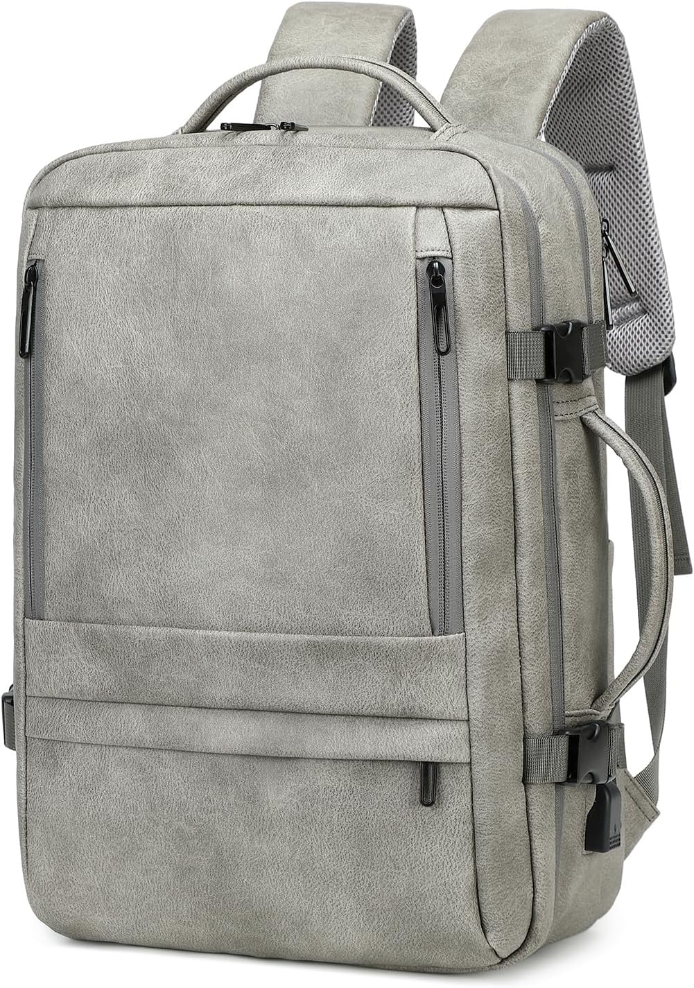 Carry On Backpack, 40L Expandable Travel Backpack with Laptop Compartment, Water Resistant Business Travel Bags Airline Approved for Men Women Weekend Trip (Black)