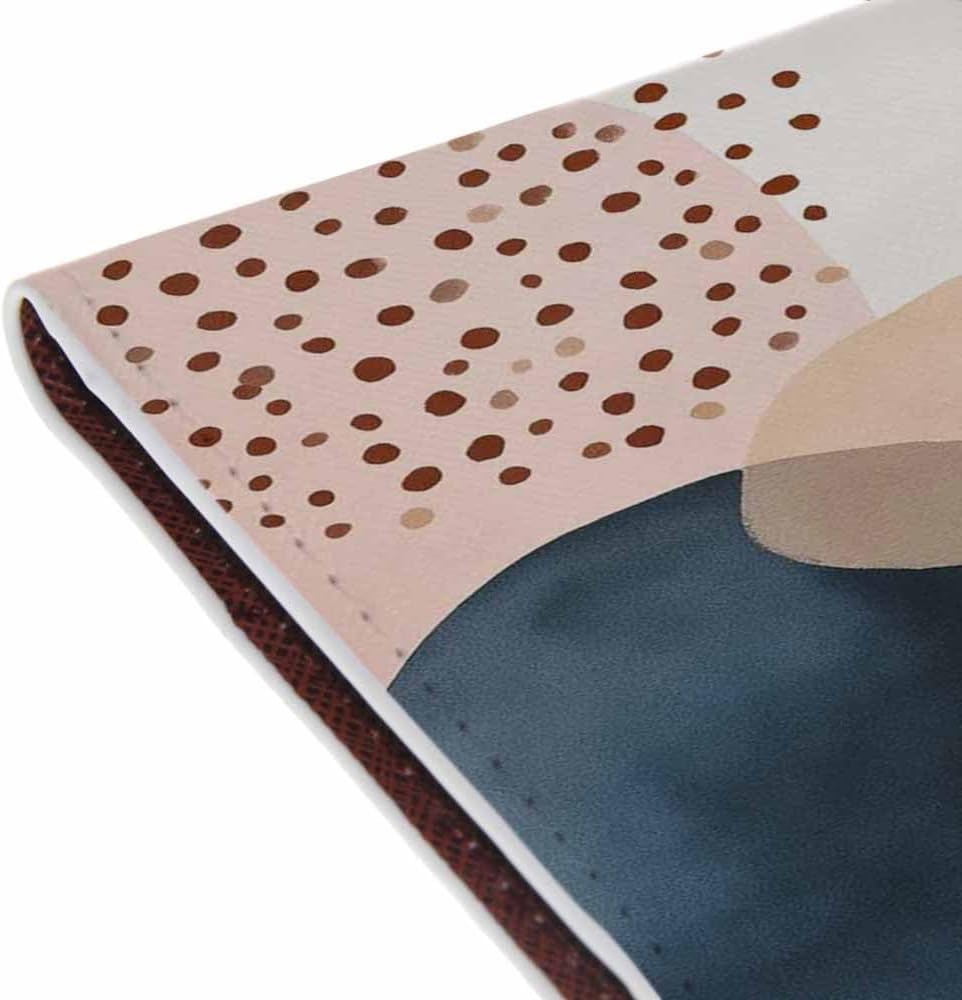 Foxes Passport Holder for Travel Cute Cartoon Animal PU Leather Passport Cover Wallet Cute Passport Card Holder for Women and Men