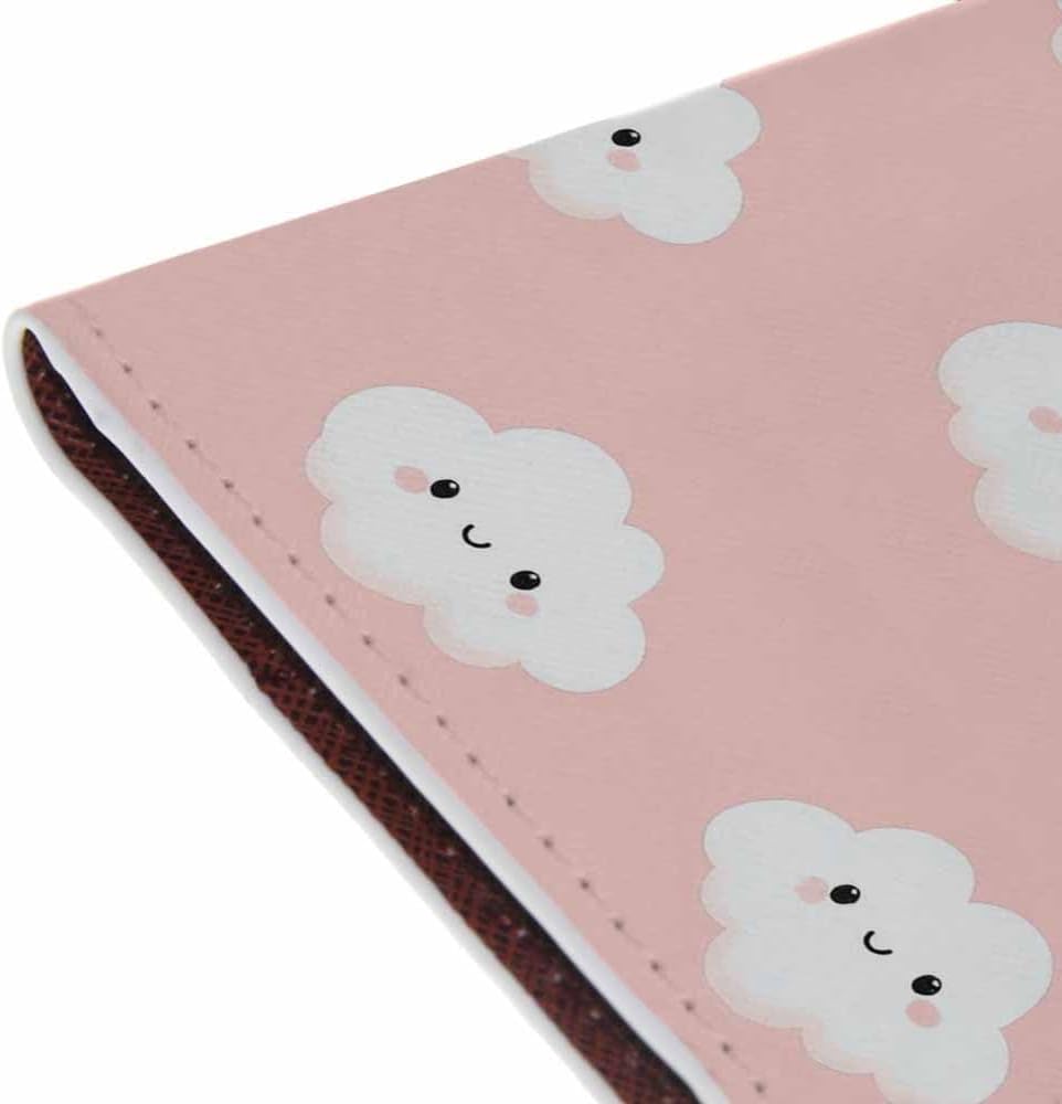 Foxes Passport Holder for Travel Cute Cartoon Animal PU Leather Passport Cover Wallet Cute Passport Card Holder for Women and Men