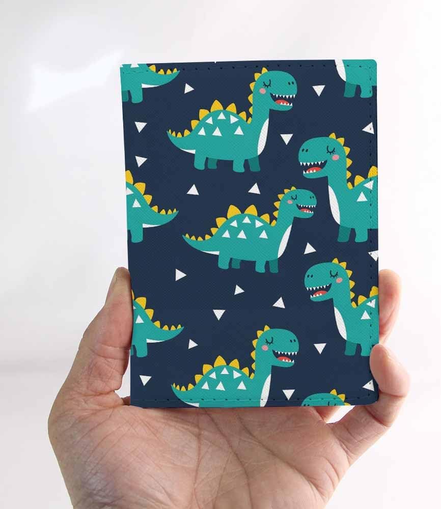 Foxes Passport Holder for Travel Cute Cartoon Animal PU Leather Passport Cover Wallet Cute Passport Card Holder for Women and Men