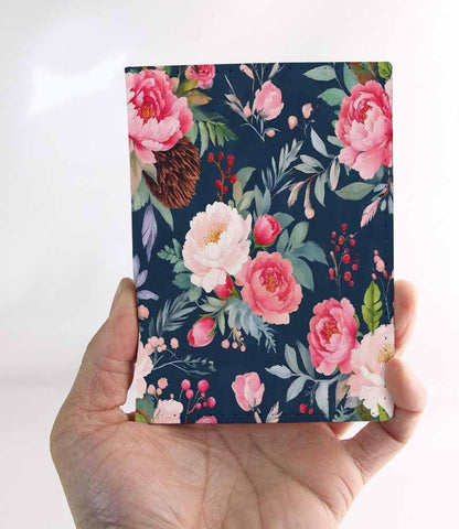 Foxes Passport Holder for Travel Cute Cartoon Animal PU Leather Passport Cover Wallet Cute Passport Card Holder for Women and Men