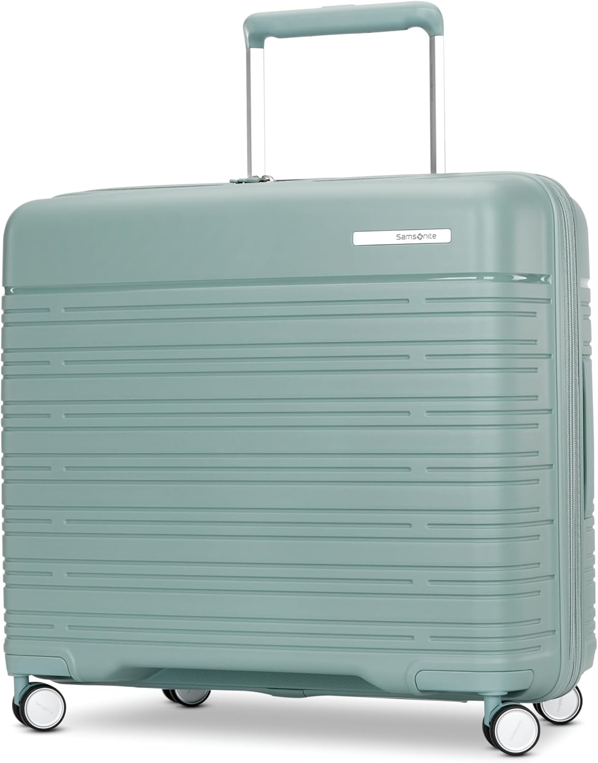 Elevation Plus - Carry-On Hardside Luggage with QuickEntry™ Front Compartment - Scratch Resistant Polypropylene Shell, AirTag Holder, TSA Lock, Airline Approved- Cypress Green