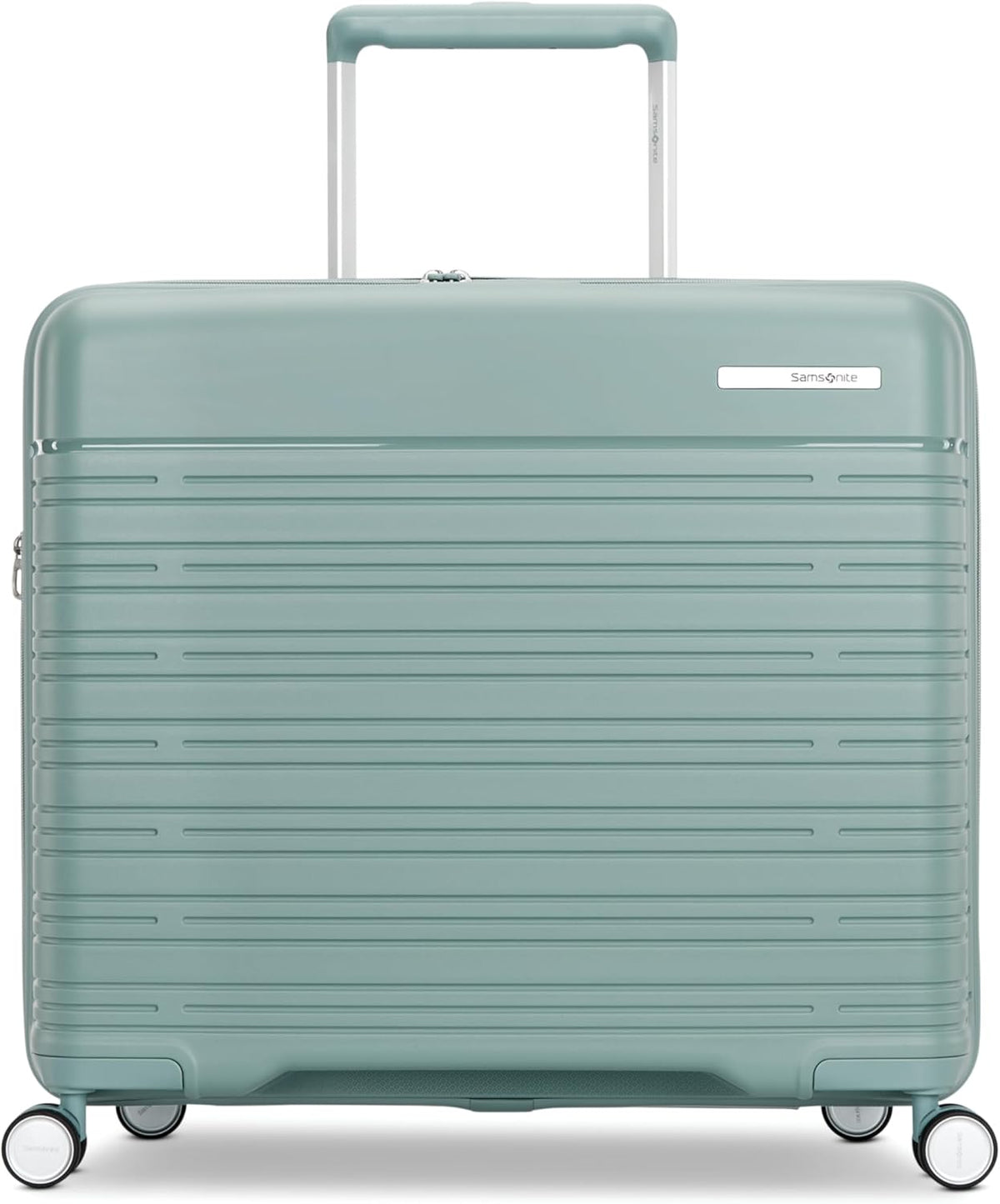 Elevation Plus - Carry-On Hardside Luggage with QuickEntry™ Front Compartment - Scratch Resistant Polypropylene Shell, AirTag Holder, TSA Lock, Airline Approved- Cypress Green