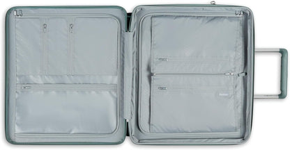 Elevation Plus - Carry-On Hardside Luggage with QuickEntry™ Front Compartment - Scratch Resistant Polypropylene Shell, AirTag Holder, TSA Lock, Airline Approved- Cypress Green