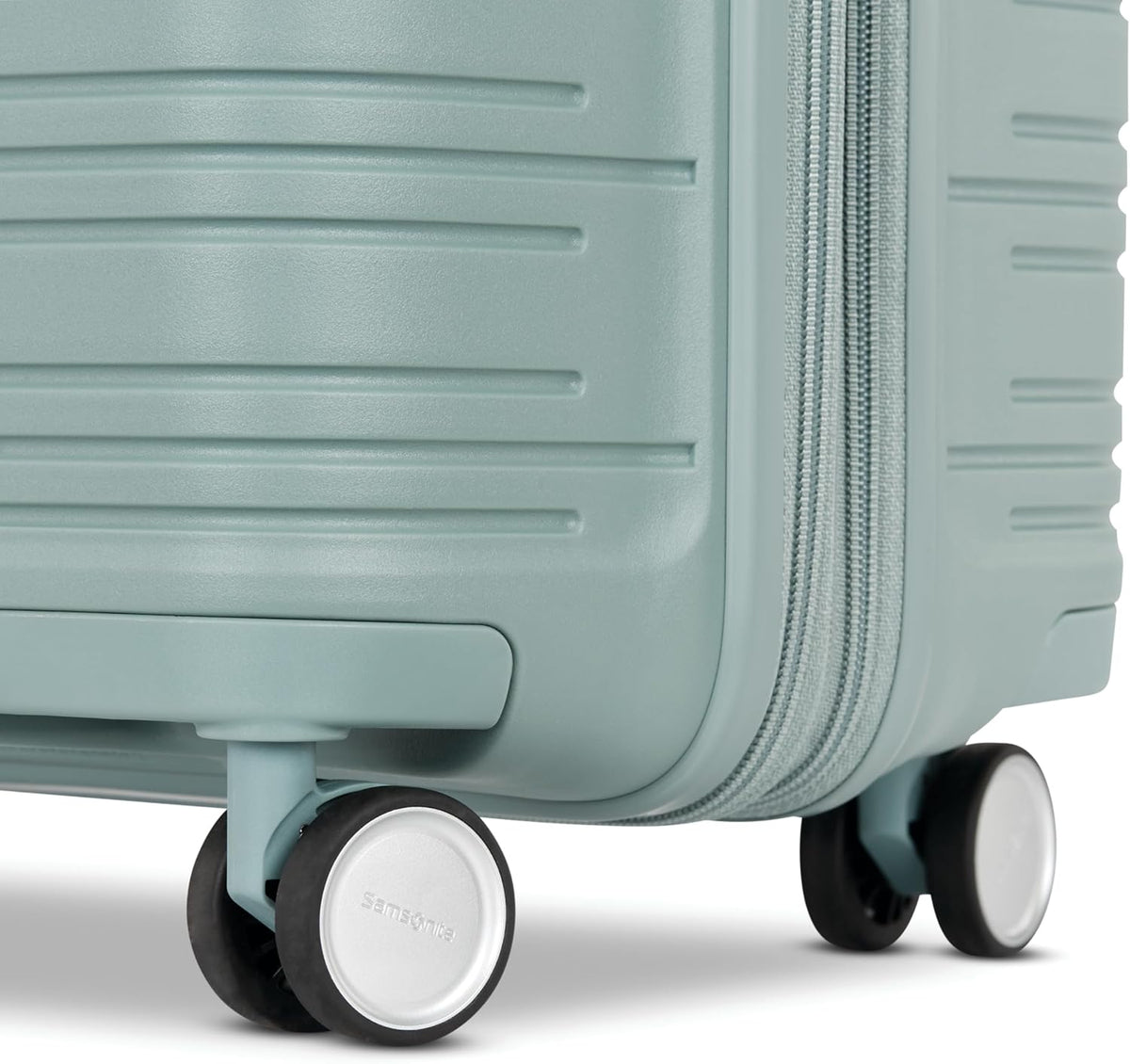 Elevation Plus - Carry-On Hardside Luggage with QuickEntry™ Front Compartment - Scratch Resistant Polypropylene Shell, AirTag Holder, TSA Lock, Airline Approved- Cypress Green