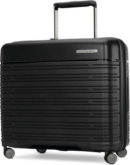 Elevation Plus - Carry-On Hardside Luggage with QuickEntry™ Front Compartment - Scratch Resistant Polypropylene Shell, AirTag Holder, TSA Lock, Airline Approved- Cypress Green