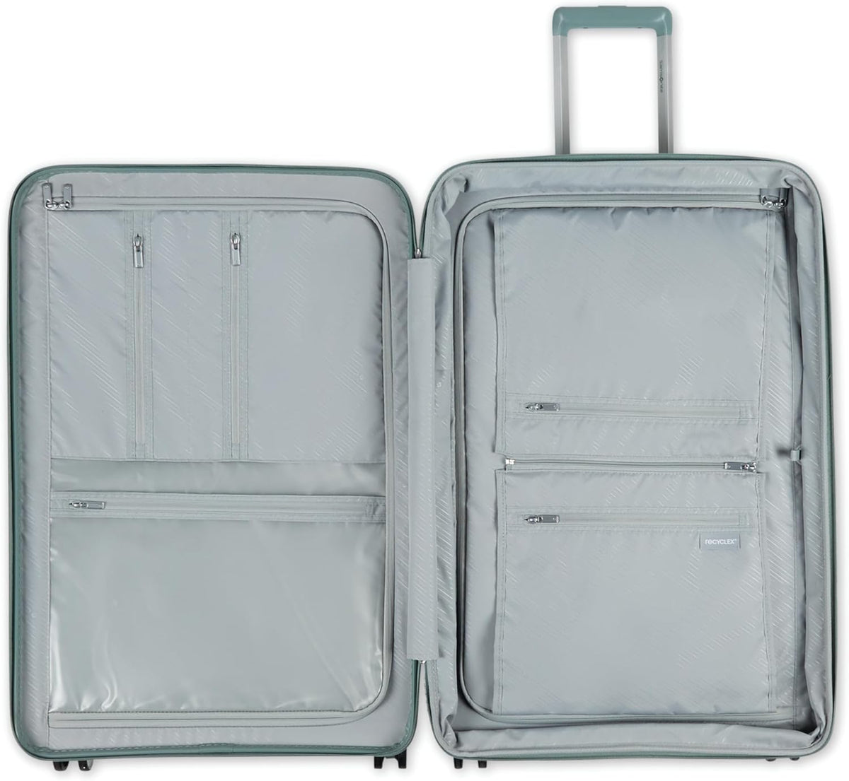Elevation Plus - Carry-On Hardside Luggage with QuickEntry™ Front Compartment - Scratch Resistant Polypropylene Shell, AirTag Holder, TSA Lock, Airline Approved- Cypress Green
