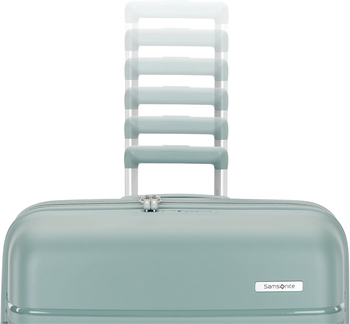 Elevation Plus - Carry-On Hardside Luggage with QuickEntry™ Front Compartment - Scratch Resistant Polypropylene Shell, AirTag Holder, TSA Lock, Airline Approved- Cypress Green