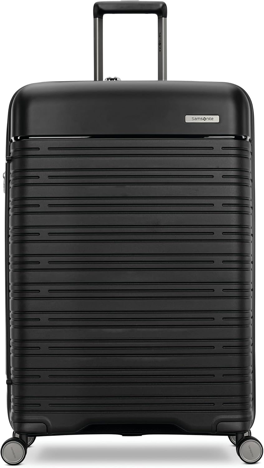 Elevation Plus - Carry-On Hardside Luggage with QuickEntry™ Front Compartment - Scratch Resistant Polypropylene Shell, AirTag Holder, TSA Lock, Airline Approved- Cypress Green