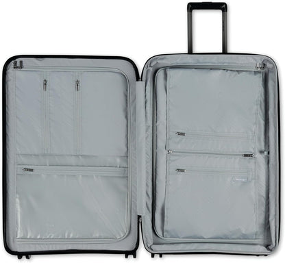 Elevation Plus - Carry-On Hardside Luggage with QuickEntry™ Front Compartment - Scratch Resistant Polypropylene Shell, AirTag Holder, TSA Lock, Airline Approved- Cypress Green