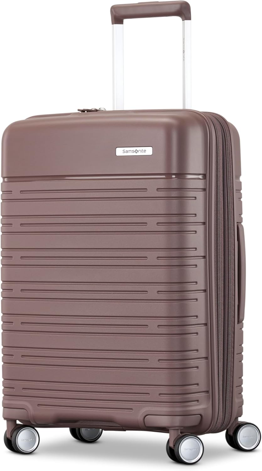 Elevation Plus - Carry-On Hardside Luggage with QuickEntry™ Front Compartment - Scratch Resistant Polypropylene Shell, AirTag Holder, TSA Lock, Airline Approved- Cypress Green