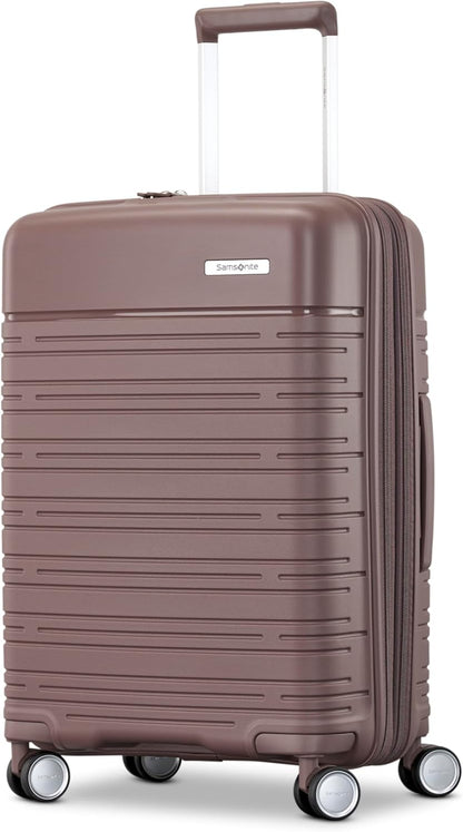 Elevation Plus - Carry-On Hardside Luggage with QuickEntry™ Front Compartment - Scratch Resistant Polypropylene Shell, AirTag Holder, TSA Lock, Airline Approved- Cypress Green
