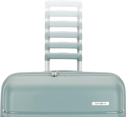Elevation Plus - Carry-On Hardside Luggage with QuickEntry™ Front Compartment - Scratch Resistant Polypropylene Shell, AirTag Holder, TSA Lock, Airline Approved- Cypress Green