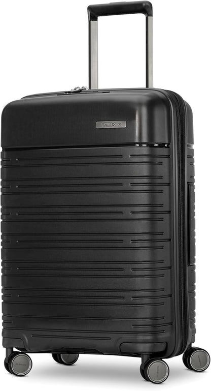 Elevation Plus - Carry-On Hardside Luggage with QuickEntry™ Front Compartment - Scratch Resistant Polypropylene Shell, AirTag Holder, TSA Lock, Airline Approved- Cypress Green