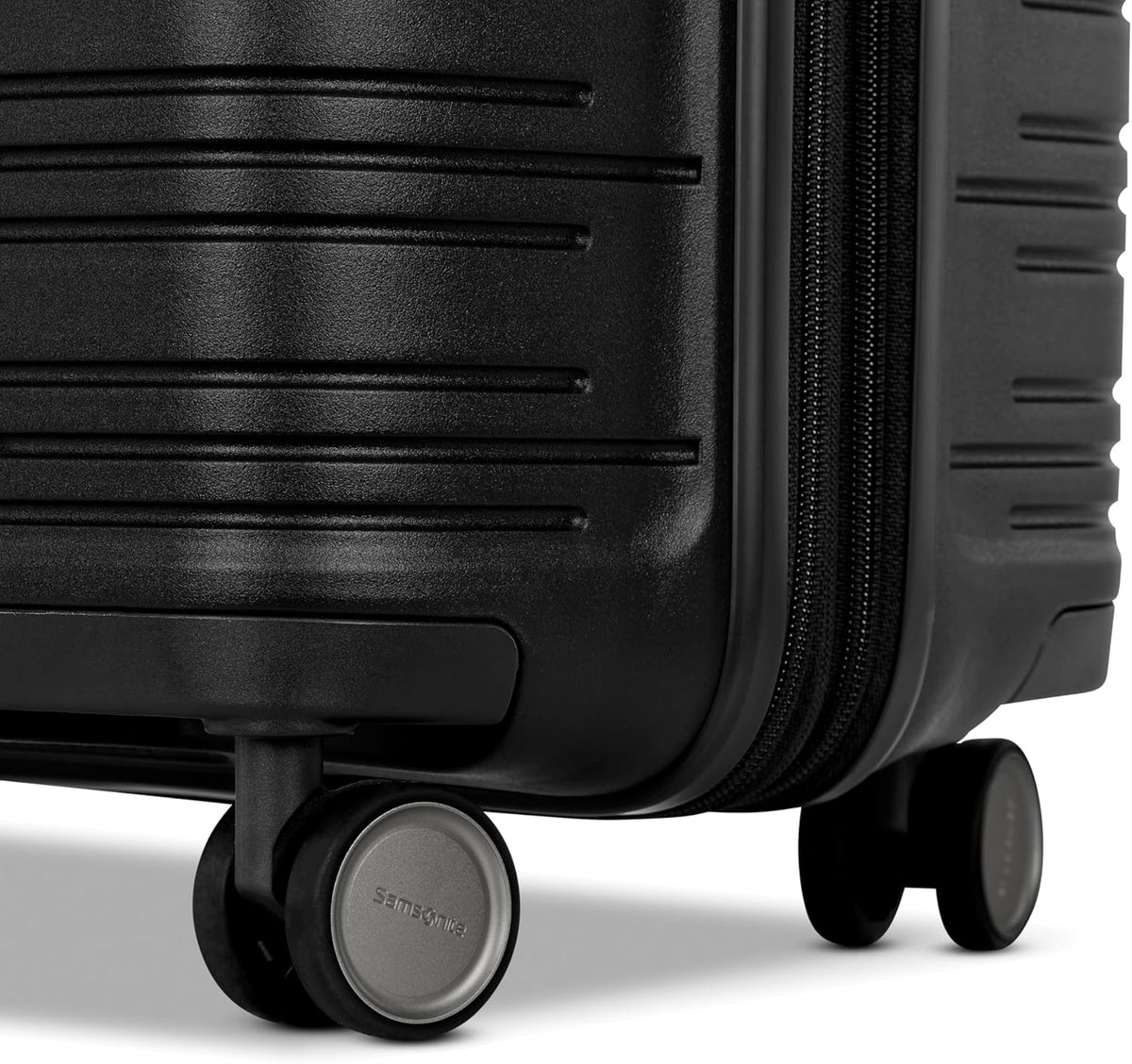 Elevation Plus - Carry-On Hardside Luggage with QuickEntry™ Front Compartment - Scratch Resistant Polypropylene Shell, AirTag Holder, TSA Lock, Airline Approved- Cypress Green