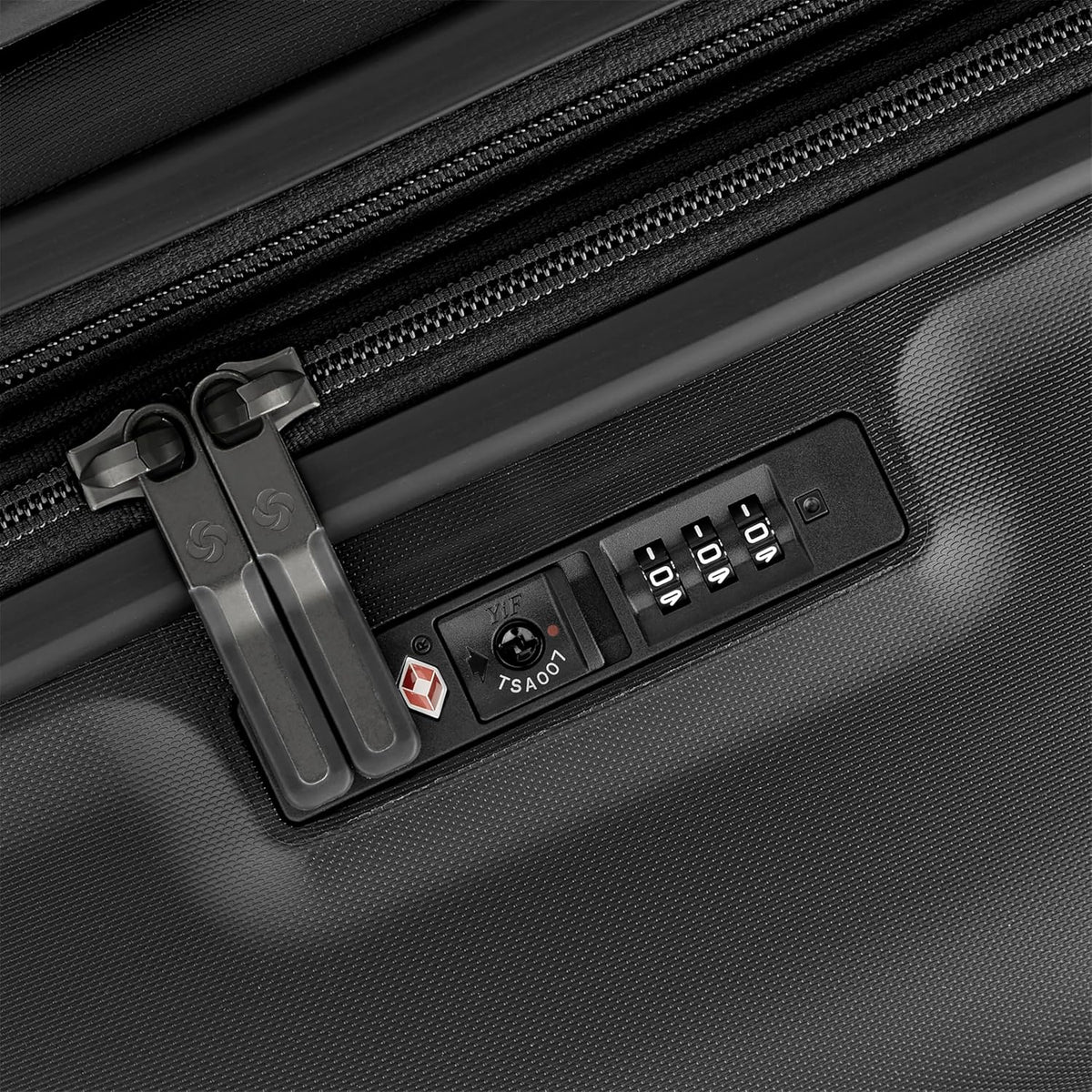 Elevation Plus - Carry-On Hardside Luggage with QuickEntry™ Front Compartment - Scratch Resistant Polypropylene Shell, AirTag Holder, TSA Lock, Airline Approved- Cypress Green