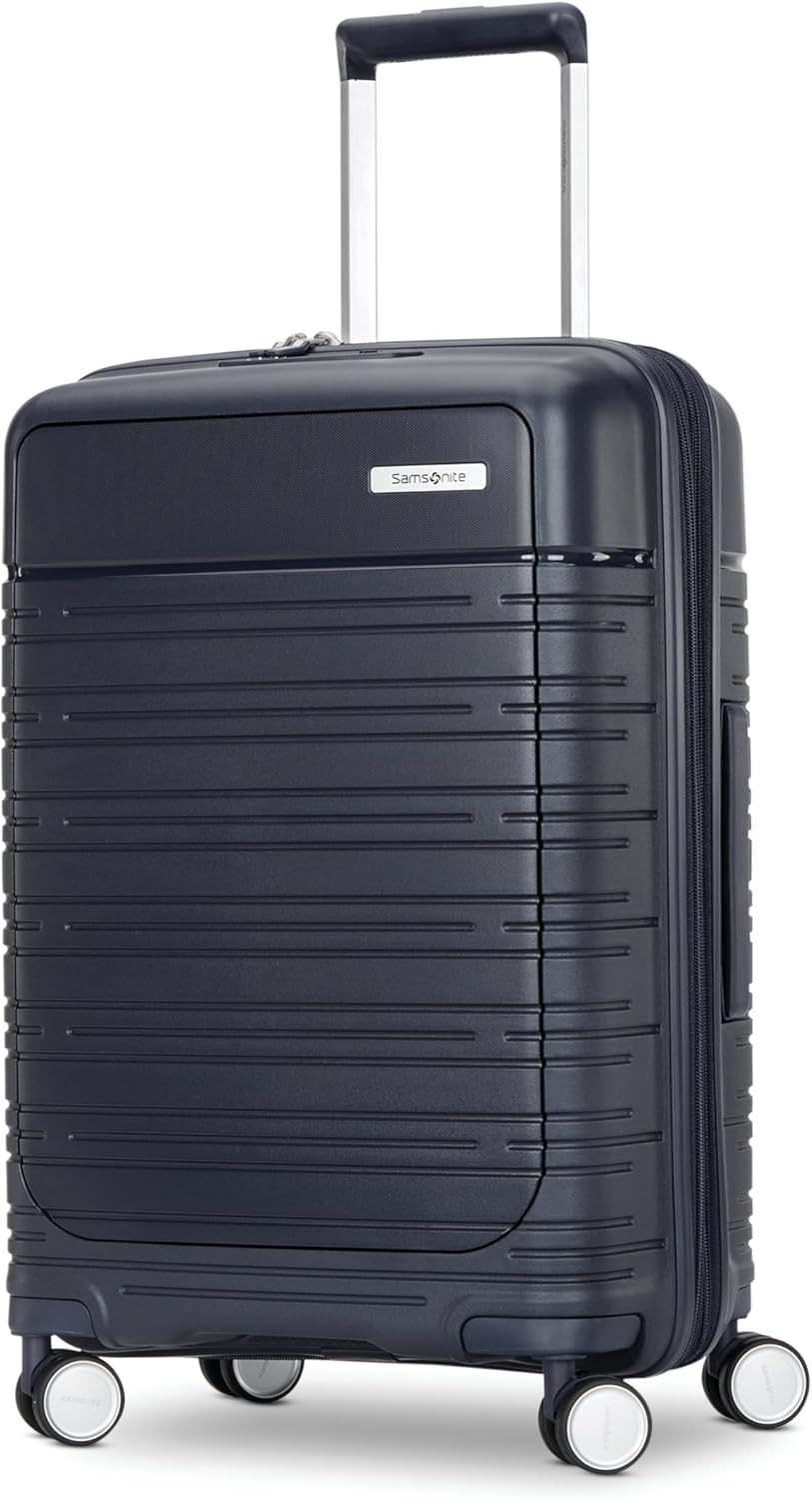 Elevation Plus - Carry-On Hardside Luggage with QuickEntry™ Front Compartment - Scratch Resistant Polypropylene Shell, AirTag Holder, TSA Lock, Airline Approved- Cypress Green