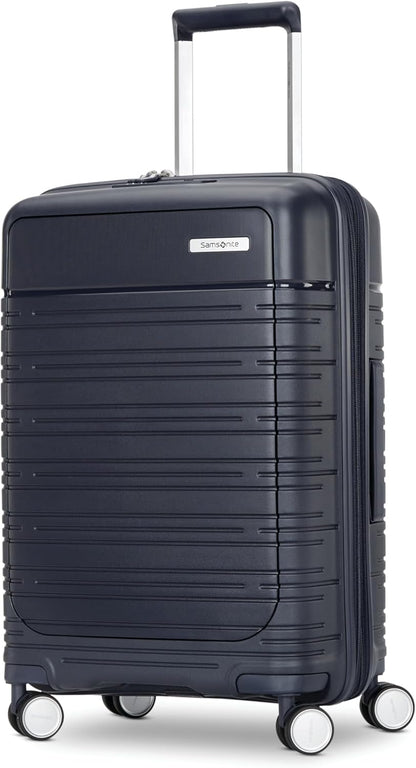 Elevation Plus - Carry-On Hardside Luggage with QuickEntry™ Front Compartment - Scratch Resistant Polypropylene Shell, AirTag Holder, TSA Lock, Airline Approved- Cypress Green