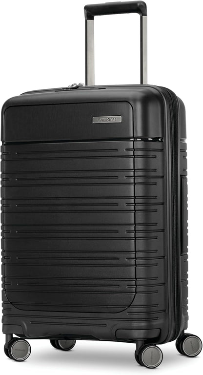 Elevation Plus - Carry-On Hardside Luggage with QuickEntry™ Front Compartment - Scratch Resistant Polypropylene Shell, AirTag Holder, TSA Lock, Airline Approved- Cypress Green
