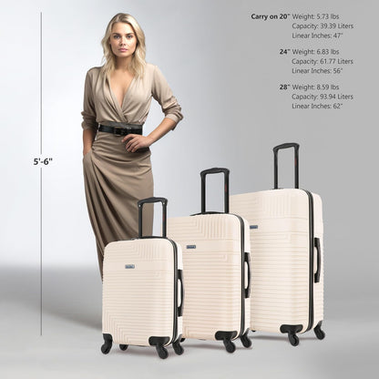RESILIENCE Luggage with Spinner Wheels | Durable Lightweight Hardshell Spacious Travel Bag with Handle and Trolley | 20-Inch Carry On Small Luggage | Charcoal