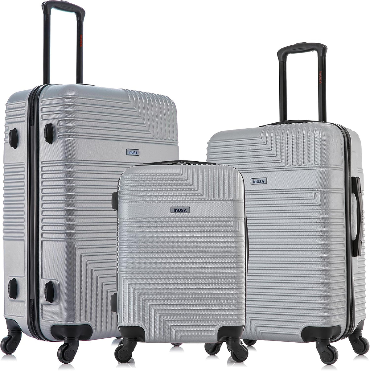 RESILIENCE Luggage with Spinner Wheels | Durable Lightweight Hardshell Spacious Travel Bag with Handle and Trolley | 20-Inch Carry On Small Luggage | Charcoal