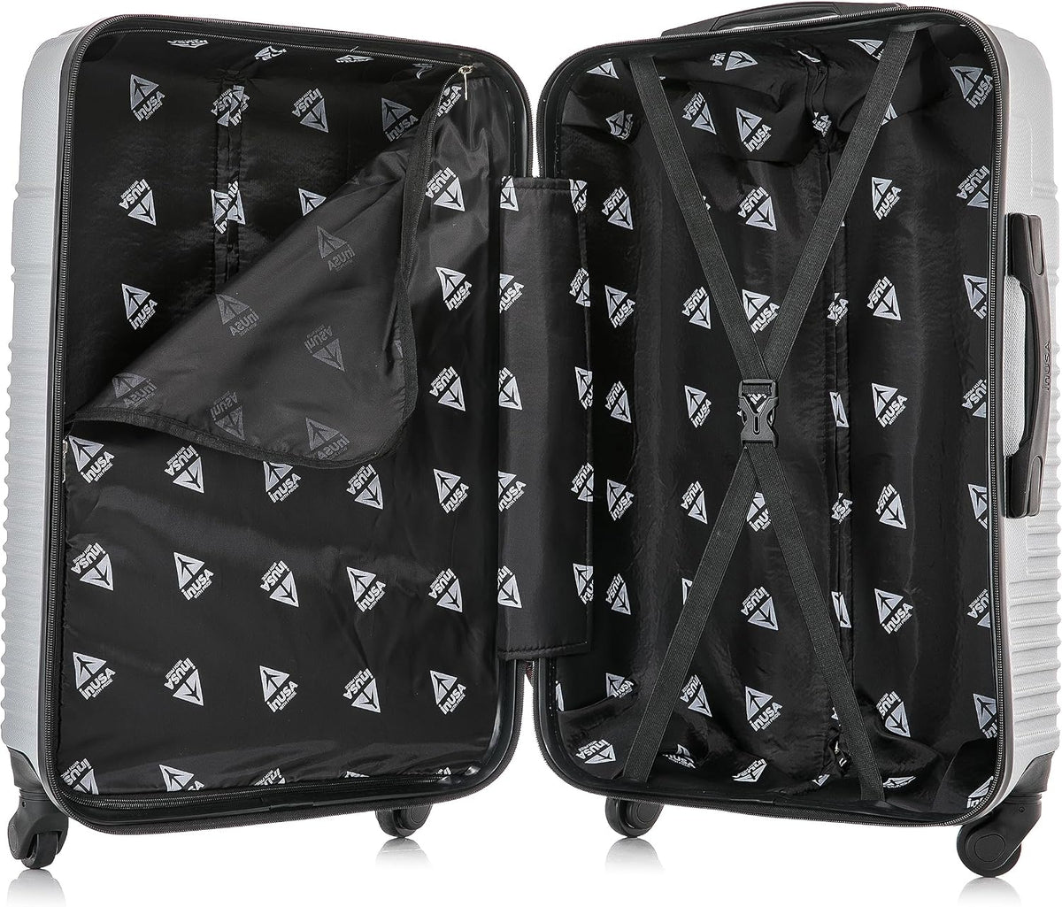 RESILIENCE Luggage with Spinner Wheels | Durable Lightweight Hardshell Spacious Travel Bag with Handle and Trolley | 20-Inch Carry On Small Luggage | Charcoal