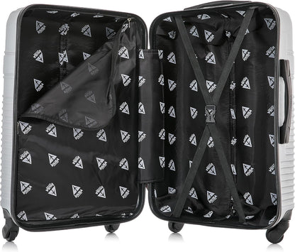 RESILIENCE Luggage with Spinner Wheels | Durable Lightweight Hardshell Spacious Travel Bag with Handle and Trolley | 20-Inch Carry On Small Luggage | Charcoal