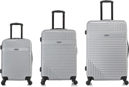 RESILIENCE Luggage with Spinner Wheels | Durable Lightweight Hardshell Spacious Travel Bag with Handle and Trolley | 20-Inch Carry On Small Luggage | Charcoal