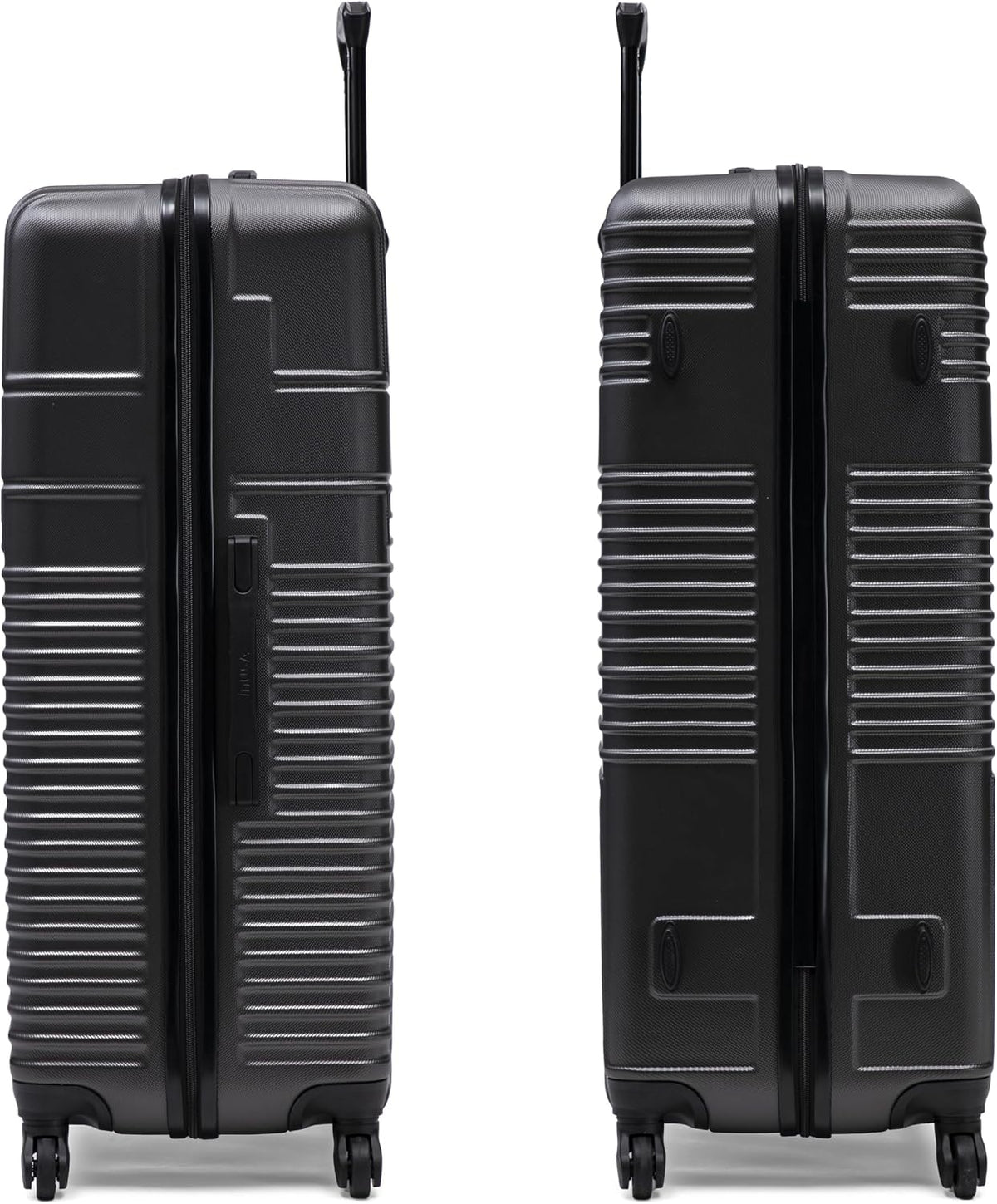 RESILIENCE Luggage with Spinner Wheels | Durable Lightweight Hardshell Spacious Travel Bag with Handle and Trolley | 20-Inch Carry On Small Luggage | Charcoal