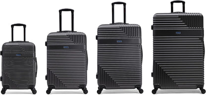 RESILIENCE Luggage with Spinner Wheels | Durable Lightweight Hardshell Spacious Travel Bag with Handle and Trolley | 20-Inch Carry On Small Luggage | Charcoal
