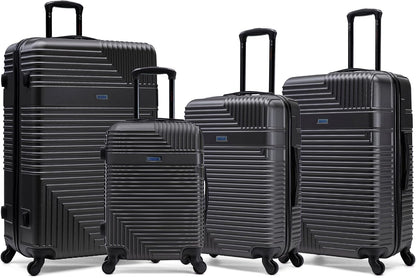RESILIENCE Luggage with Spinner Wheels | Durable Lightweight Hardshell Spacious Travel Bag with Handle and Trolley | 20-Inch Carry On Small Luggage | Charcoal