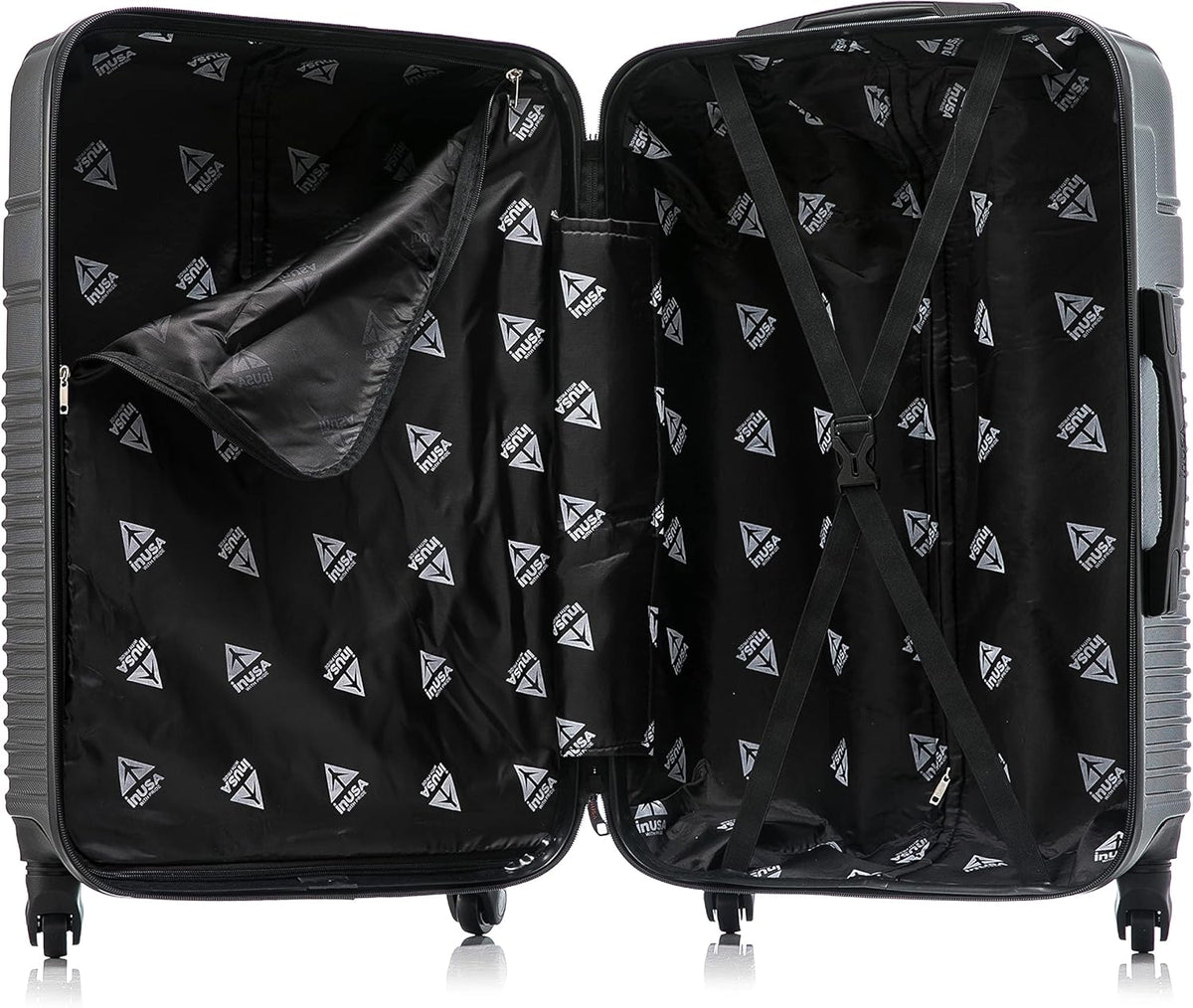 RESILIENCE Luggage with Spinner Wheels | Durable Lightweight Hardshell Spacious Travel Bag with Handle and Trolley | 20-Inch Carry On Small Luggage | Charcoal
