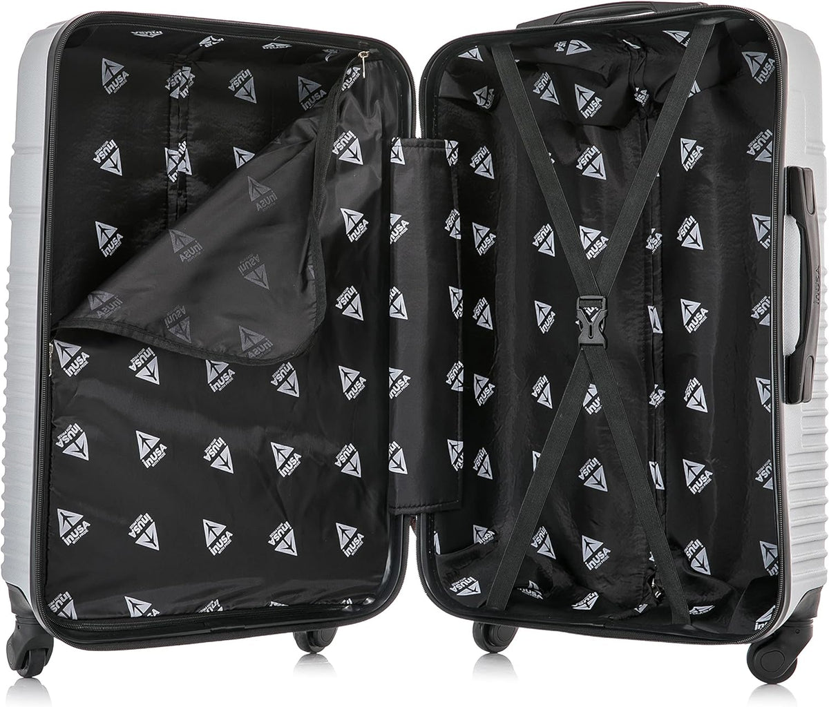 RESILIENCE Luggage with Spinner Wheels | Durable Lightweight Hardshell Spacious Travel Bag with Handle and Trolley | 20-Inch Carry On Small Luggage | Charcoal