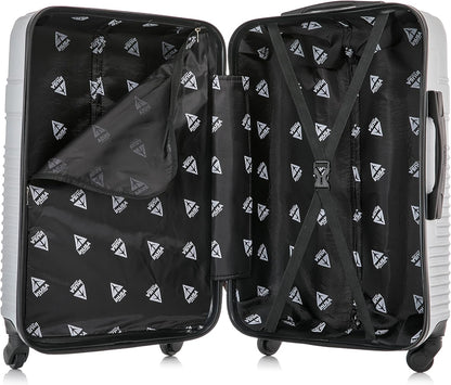 RESILIENCE Luggage with Spinner Wheels | Durable Lightweight Hardshell Spacious Travel Bag with Handle and Trolley | 20-Inch Carry On Small Luggage | Charcoal