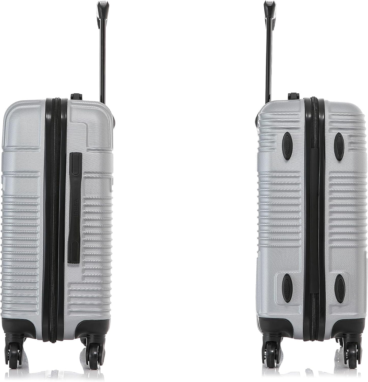RESILIENCE Luggage with Spinner Wheels | Durable Lightweight Hardshell Spacious Travel Bag with Handle and Trolley | 20-Inch Carry On Small Luggage | Charcoal