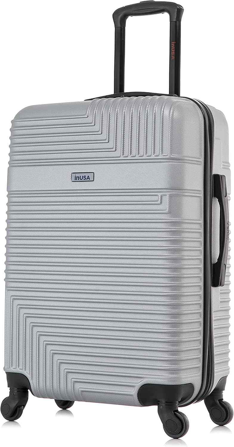 RESILIENCE Luggage with Spinner Wheels | Durable Lightweight Hardshell Spacious Travel Bag with Handle and Trolley | 20-Inch Carry On Small Luggage | Charcoal