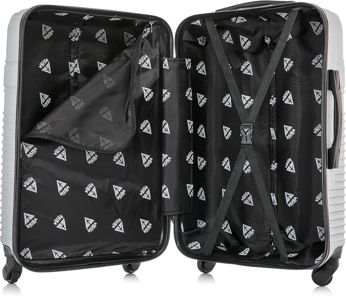 RESILIENCE Luggage with Spinner Wheels | Durable Lightweight Hardshell Spacious Travel Bag with Handle and Trolley | 20-Inch Carry On Small Luggage | Charcoal