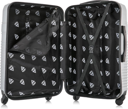 RESILIENCE Luggage with Spinner Wheels | Durable Lightweight Hardshell Spacious Travel Bag with Handle and Trolley | 20-Inch Carry On Small Luggage | Charcoal