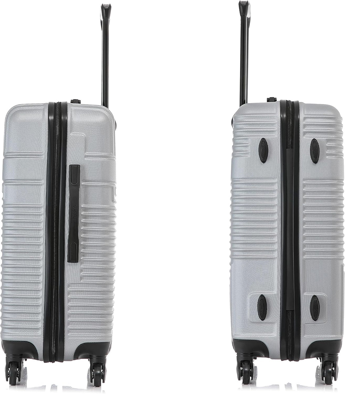 RESILIENCE Luggage with Spinner Wheels | Durable Lightweight Hardshell Spacious Travel Bag with Handle and Trolley | 20-Inch Carry On Small Luggage | Charcoal