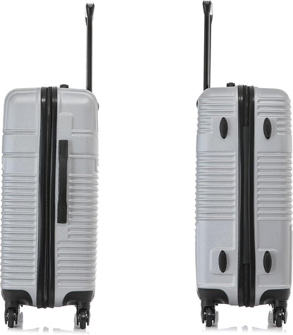 RESILIENCE Luggage with Spinner Wheels | Durable Lightweight Hardshell Spacious Travel Bag with Handle and Trolley | 20-Inch Carry On Small Luggage | Charcoal