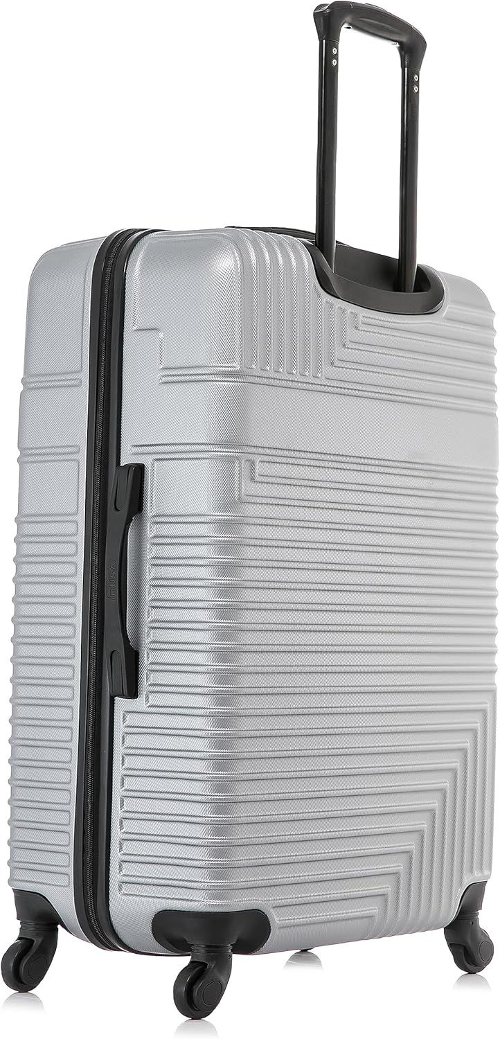 RESILIENCE Luggage with Spinner Wheels | Durable Lightweight Hardshell Spacious Travel Bag with Handle and Trolley | 20-Inch Carry On Small Luggage | Charcoal