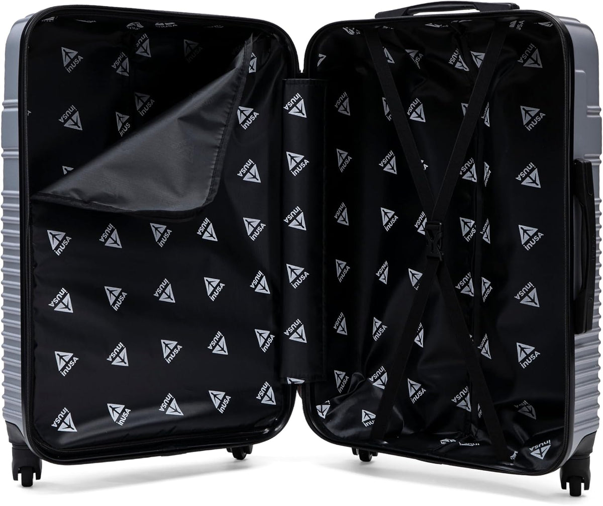 RESILIENCE Luggage with Spinner Wheels | Durable Lightweight Hardshell Spacious Travel Bag with Handle and Trolley | 20-Inch Carry On Small Luggage | Charcoal