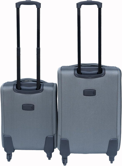 Softside Luggage Set, Travel Suitcase Expandable Lightweight 3 Piece | Luggage Sets with Spinner Wheels 22" 26" 30" Suitcase with TSA Lock (Blue Green)