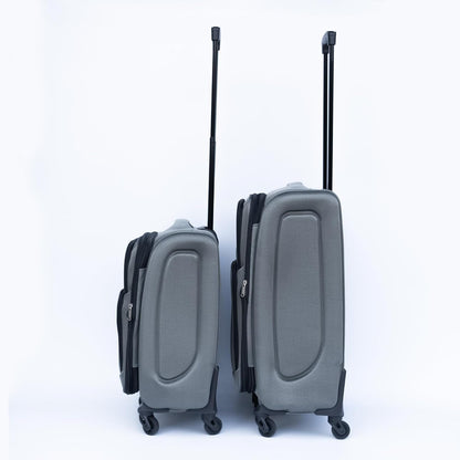 Softside Luggage Set, Travel Suitcase Expandable Lightweight 3 Piece | Luggage Sets with Spinner Wheels 22" 26" 30" Suitcase with TSA Lock (Blue Green)