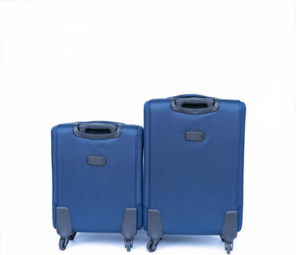 Softside Luggage Set, Travel Suitcase Expandable Lightweight 3 Piece | Luggage Sets with Spinner Wheels 22" 26" 30" Suitcase with TSA Lock (Blue Green)