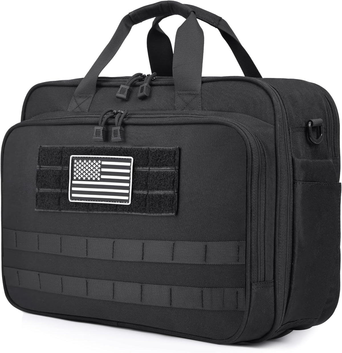 Travel Messenger Laptop Bag 17.3 Inch Carry on Large Tactical Briefcase YKK-Zipper Waterproof Computer Bags for Travel Work Business Overnight