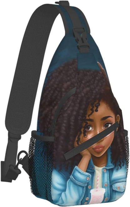 Sling Bag Crossbody Backpack Hiking Travel Daypack Chest Bag Lightweight Shoulder Bag For Women Men Gift