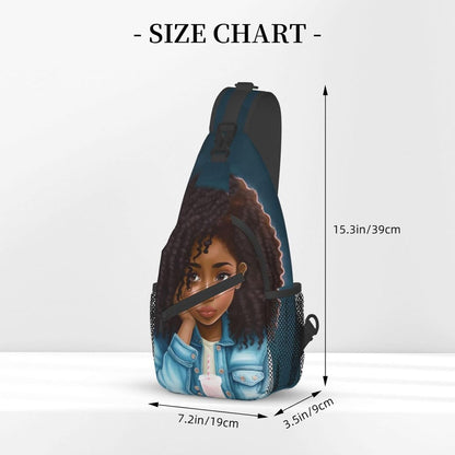Sling Bag Crossbody Backpack Hiking Travel Daypack Chest Bag Lightweight Shoulder Bag For Women Men Gift