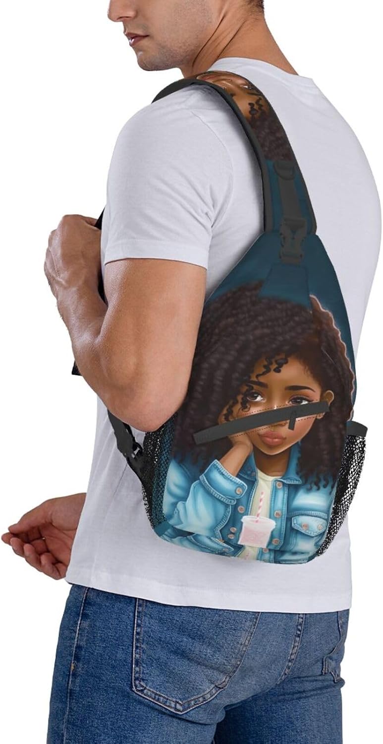 Sling Bag Crossbody Backpack Hiking Travel Daypack Chest Bag Lightweight Shoulder Bag For Women Men Gift